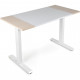 Комп'ютерний стіл Barsky User white/wood 1200*600 (VRU_el-02)