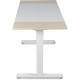 Комп'ютерний стіл Barsky User white/wood 1200*600 (VRU_el-02)