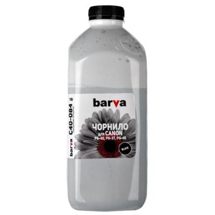 Чорнило Barva CANON PG-40 1кг BLACK Pigment (C40-084)