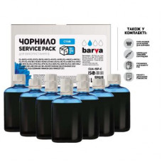 Чорнило Barva Canon/HP/Lexmark Universal №4 Cyan 10x100мл ServicePack (CU4-1SP-C)