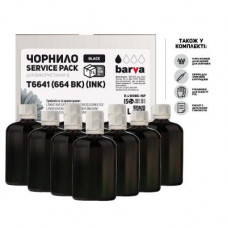 Чорнило Barva Epson L100/L210/L300/L350/L355 Black 10x100мл Service Pack (E-L100Bk-1SP)