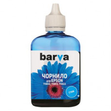 Чорнило Barva EPSON T0812 CYAN 90г (E081-325)