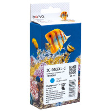Картридж Barva HP 953XL (F6U12AE/F6U16AE) 1600 c, Cyan (IC-953XL-C)