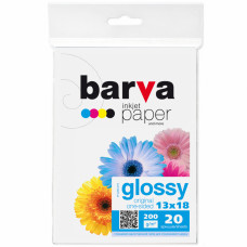 Папір Barva 13x18, 200g/m2, Original Glossy, 20л (IP-C200-270)