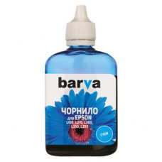 Чорнило Barva EPSON L100/L210/L300/L350/L355 90г (T6642) CYAN (L100-400)