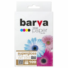 Папір Barva 10x15, 200 g/m2, PROFI, 100арк, supergloss (R200-261)