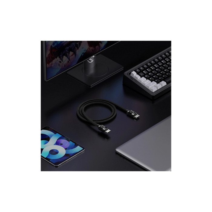 Кабель мультимедійний DisplayPort M to DisplayPort M 1.5m 8K Baseus (B00633706111-01)