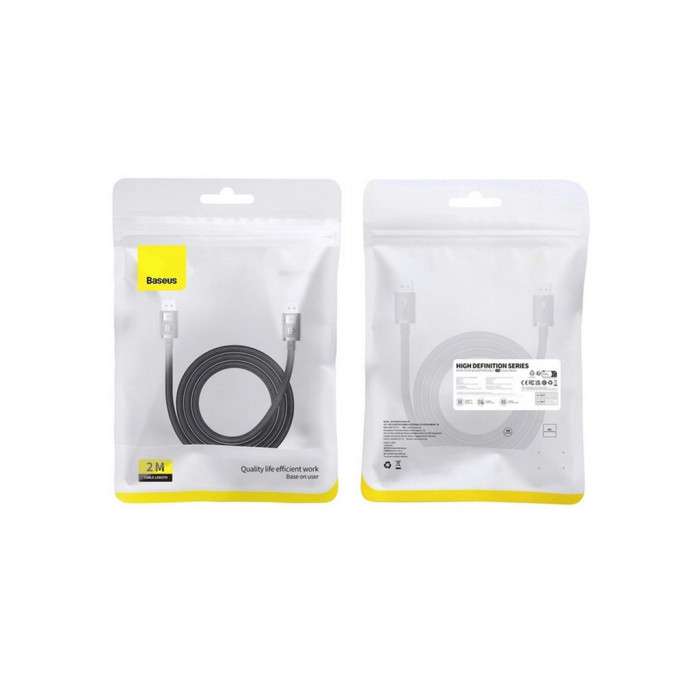 Кабель мультимедійний DisplayPort M to DisplayPort M 2.0m 8K Baseus (B00633706111-02)