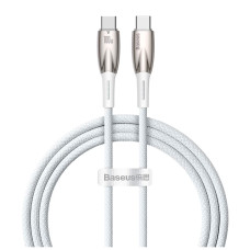 Дата кабель USB-C to USB-C 1.0m 100W white Baseus (CADH000702)