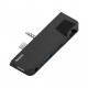 Концентратор Baseus USB3.1 Type-C+3.5mm toUSB 3.0/RJ45/Type-C/3.5mm forSurfaceGo (CAHUB-FG01)