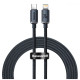 Дата кабель USB-C to Lightning 2.0m 20W Crystal Shine Series black Baseus (CAJY000301)