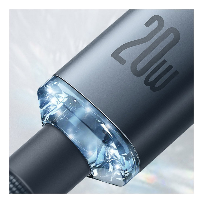 Дата кабель USB-C to Lightning 2.0m 20W blue Baseus (CAJY000303)
