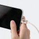 Дата кабель USB 2.0 AM to Lightning 1.2m 2.4A pink Baseus (CAJY001104)