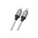Дата кабель USB-C to Lightning 2.0m CoolPlay Fast Charging 20W white Baseus (CAKW000102)