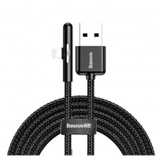 Дата кабель USB 3.1 AM to Lightning 2.0m CAL7C 1.5A 90 Black Baseus (CAL7C-B01)