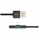 Дата кабель USB 3.1 AM to Lightning 2.0m CAL7C 1.5A 90 Black Baseus (CAL7C-B01)