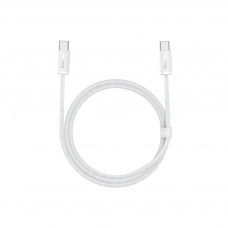 Дата кабель USB-C to USB-C 1.0m 5A White Baseus (CALD000202)