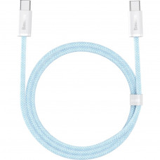 Дата кабель USB-C to USB-C 1.0m 5A Blue Baseus (CALD000203)