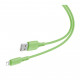 Дата кабель USB 2.0 AM to Lightning 1.2m 2.4A green Baseus (CALDC-06)