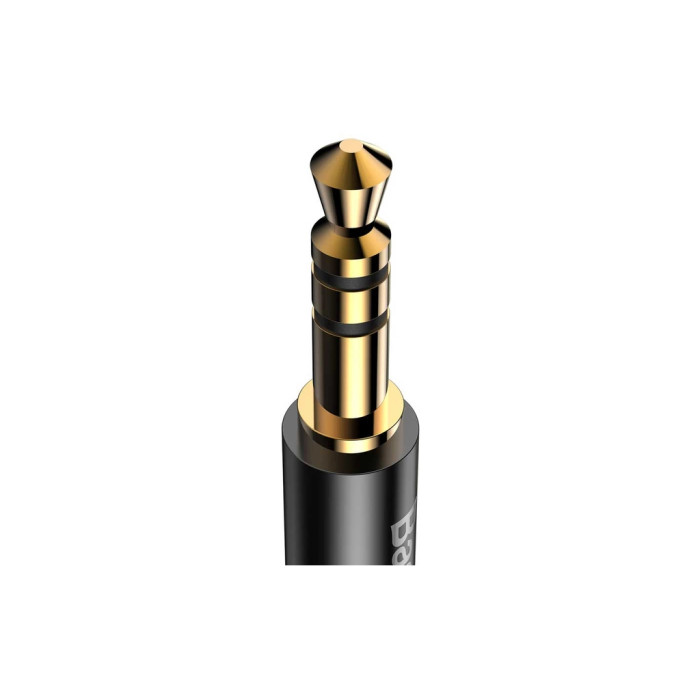 Кабель мультимедійний USB-C to 3.5mm M 1.2m black Baseus (CAM01-01)