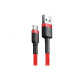 Дата кабель USB 2.0 AM to USB-C 0.5m 3A red Baseus (CATKLF-A09)