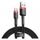 Дата кабель USB 3.1 AM to Type-C 3.0m 2A red-black Baseus (CATKLF-U91)
