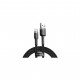 Дата кабель USB 2.0 AM to Type-C 3.0m 3A Gray-Black Baseus (CATKLF-UG1)