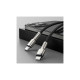 Дата кабель USB-C to Lightning 0.25m 20W Cafule Series Meta black Baseus (CATLJK-01)