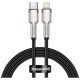 Дата кабель USB-C to Lightning 1.0m Cafule Metal PD 20W black Baseus (CATLJK-A01)