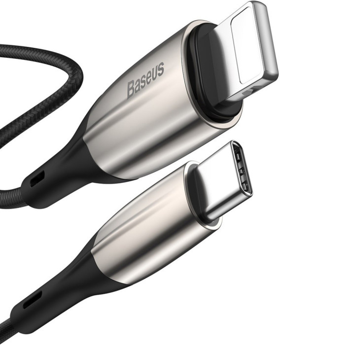 Дата кабель USB-C to Lightning 1.0m 18W black Baseus (CATLSP-01)