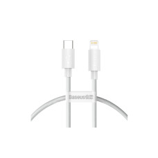 Дата кабель USB-C to Lightning 1.0m PD20W white Baseus (CATLYS-B02)