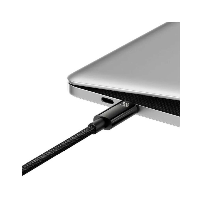 Дата кабель USB-C to USB-C 2.0m 240W Black Baseus (CAWJ040101)