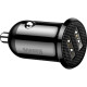 Зарядний пристрій Baseus Grain Pro Car Charger (Dual USB 4.8A ) USB Black (CCALLP-01)