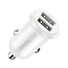 Зарядний пристрій Baseus 2xUSB 24W Grain Pro (CCALLP-02)
