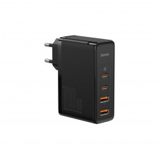 Зарядний пристрій Baseus 2xUSB 100W GaN (2xUSB-C+2xUSB-A) black (CCGAN2P-L01)