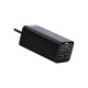 Зарядний пристрій Baseus 2xUSB-C 100W + 2xUSB GaN black (CCGP000101)