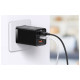Зарядний пристрій Baseus 2xUSB-C 65W + 1xUSB GaN + cable USB-C to USB-C 100W 1.0m black (CCGP120201)