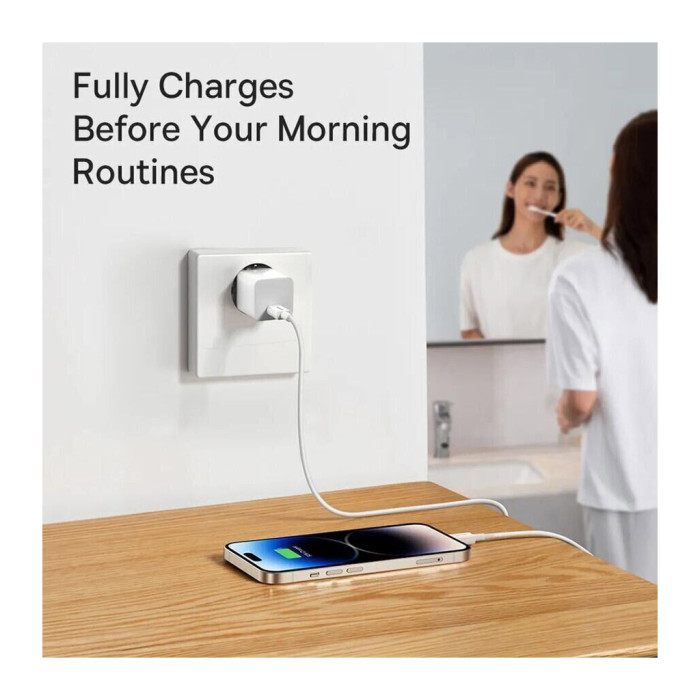 Зарядний пристрій Baseus Super Si quick charger IC 30W white (CCSUP-J02)