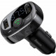 FM модулятор Baseus T-Typed Bluetooth MP3/Charger Black (CCTM-01)