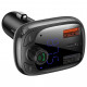 FM модулятор Baseus T typed S-13 Bluetooth MP3 car charger Black (CCTM-B01)