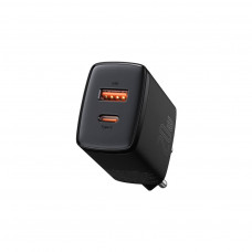 Зарядний пристрій Baseus Compact Quick Charger U+C 20W EU Black (CCXJ-B01)