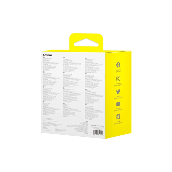 Мережевий фільтр живлення Baseus PowerCombo Cube Power Strip (E00066400117-00)