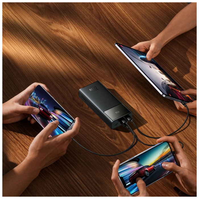 Батарея універсальна Baseus EnerFill FP41 30000mAh 22,5W PD QC black (E0027K00)