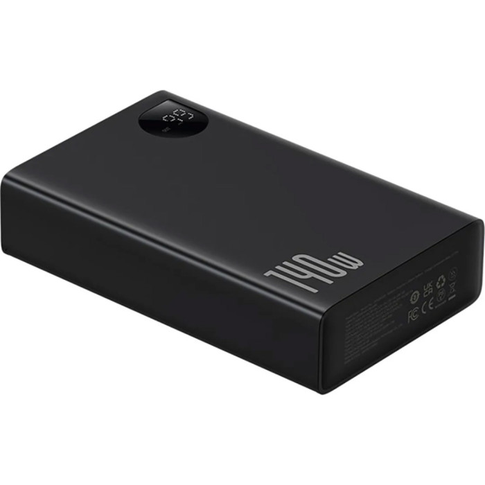 Батарея універсальна Baseus Adaman Metal Digital Display 24000mAh 140W, Black (P10021508113-00) (P10021507112-02 / P10021508113-00)