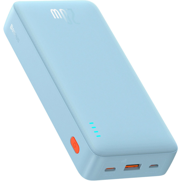 Батарея універсальна Baseus Airpow 20000mAh 20W PD/3.0, QC/3.0, blue (P10022804313-00)
