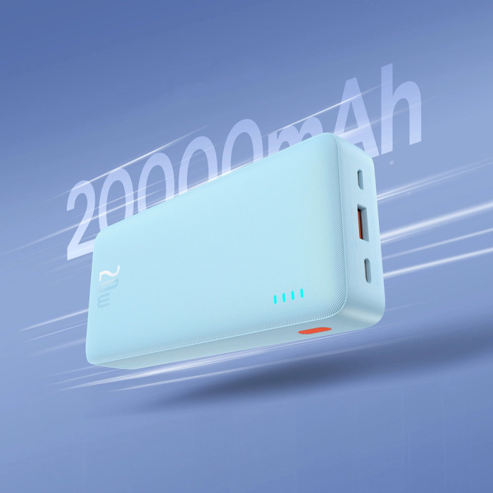 Батарея універсальна Baseus Airpow 20000mAh 20W PD/3.0, QC/3.0, blue (P10022804313-00)