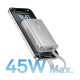 Батарея універсальна Baseus PicoGo 10000mAh 45W PD, QC, Galaxy Natural Titanium (P10076803853-00)