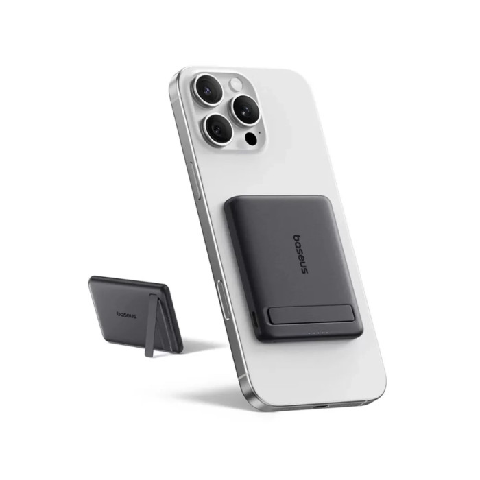 Батарея універсальна Baseus 5000mAh PicoGo AM31 Qi2 20W MagSafe Black (P10081907123-00)