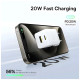 Зарядний пристрій Baseus 1xUSB-C 20W + 1xUSB white + cable USB-C to USB-C 60W 1.0m (P10111608213-01)