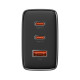 Зарядний пристрій Baseus Cube Pro Fast Charger 2C+U 65W black (P10152301113-00)